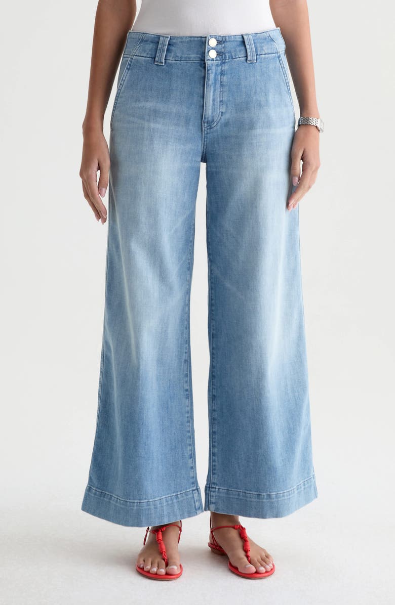 AG Stella Ankle Wide Leg Trouser Jeans, Main, color, Flight