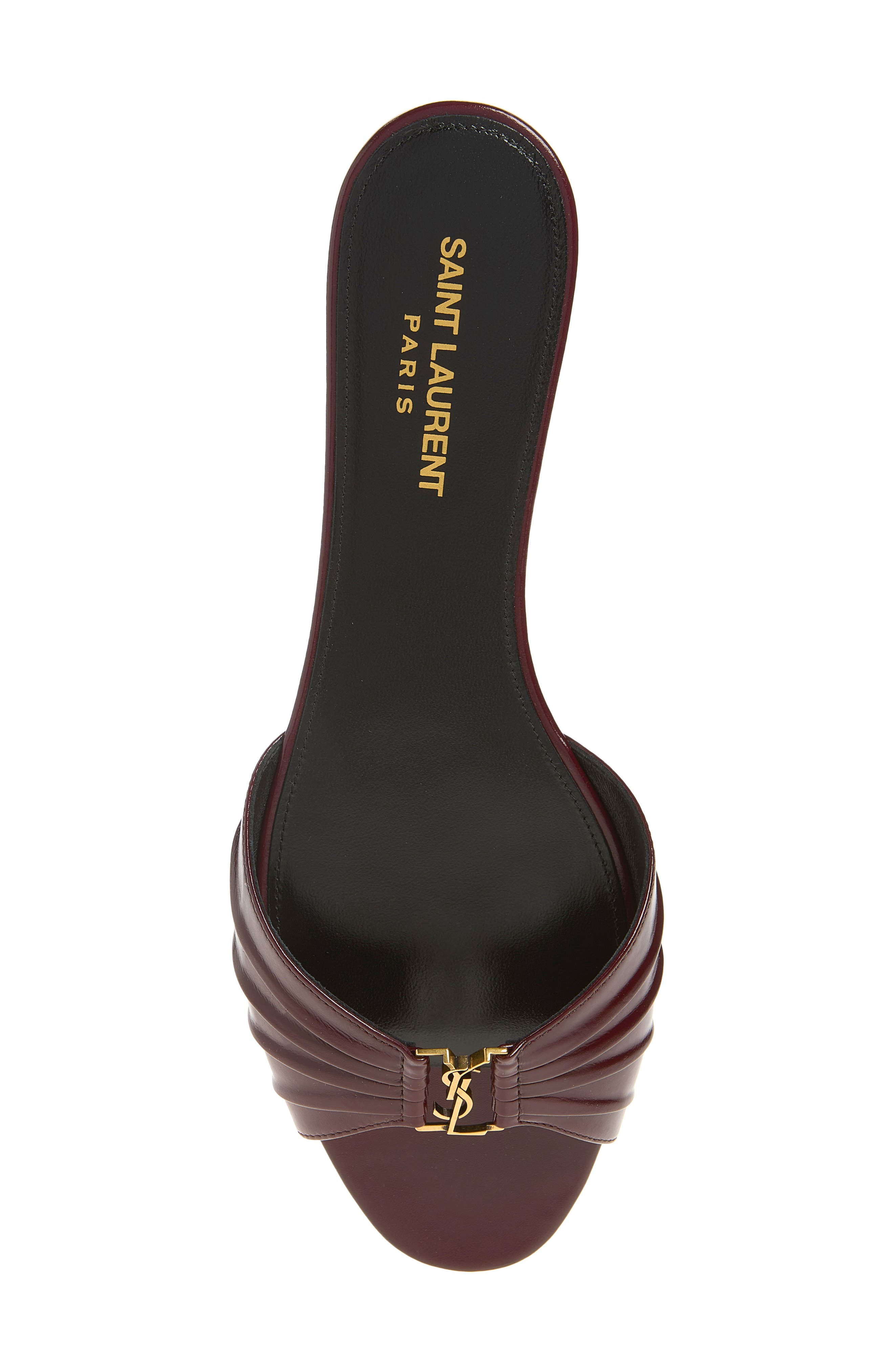 Babylone Slide Sandal, Alternate, color, VINTAGE BORDEAUX