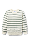 selected Green / Ivory Stripe