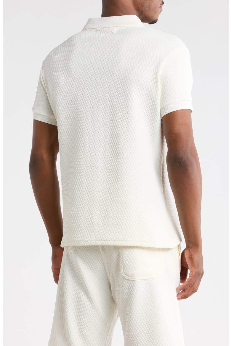Modern Fit Textured Polo, Alternate, color, CREAM