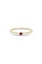  Yellow Gold/ Garnet