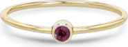 Zoë Chicco 14K Gold Bezel Birthstone Stacking Ring