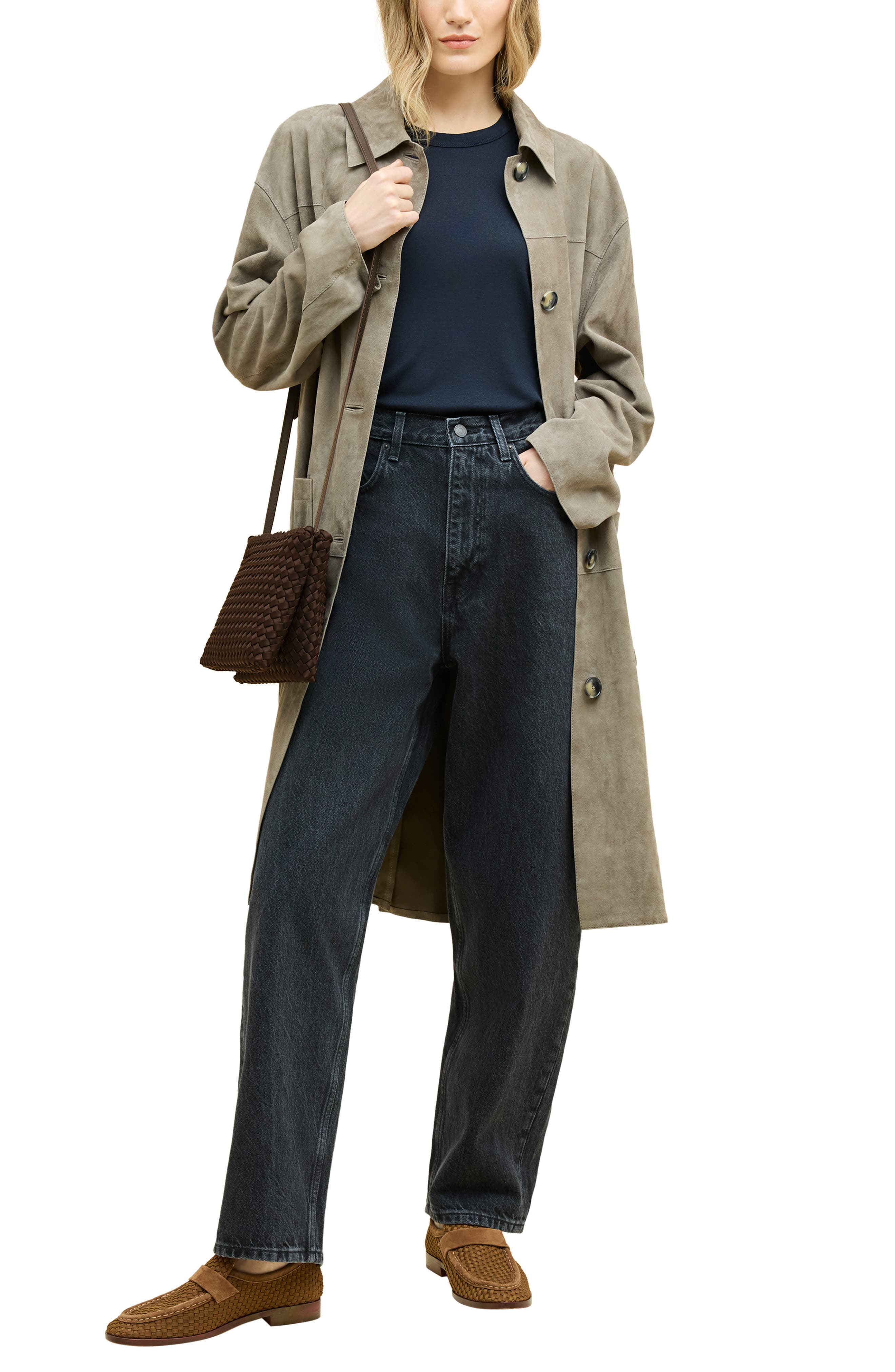 NAGHEDI Medium Soho Envelope Crossbody Bag, Alternate, color, Chocolate