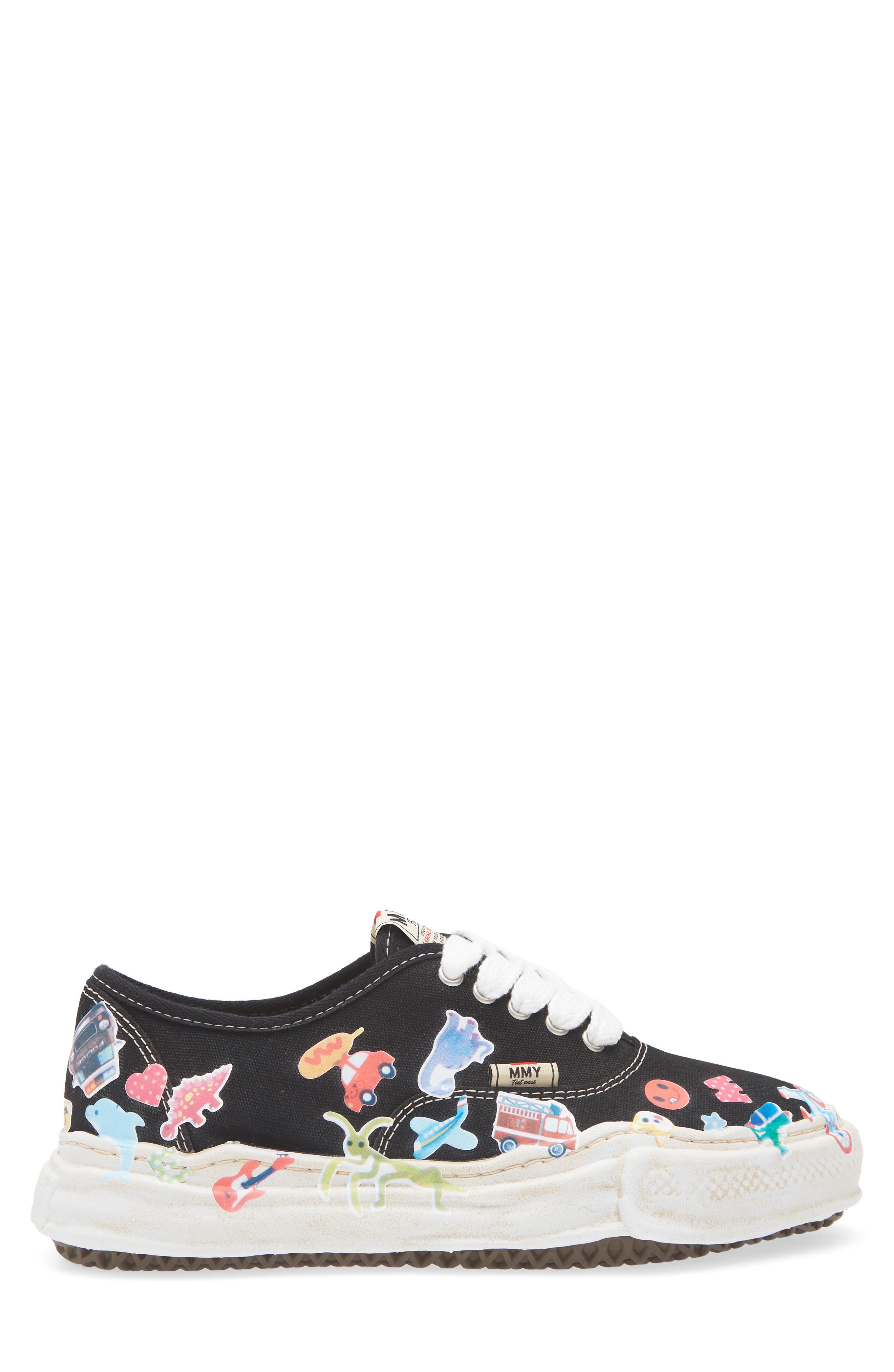 Maison MIHARA YASUHIRO Baker Low Top Sneaker, Alternate, color, Black