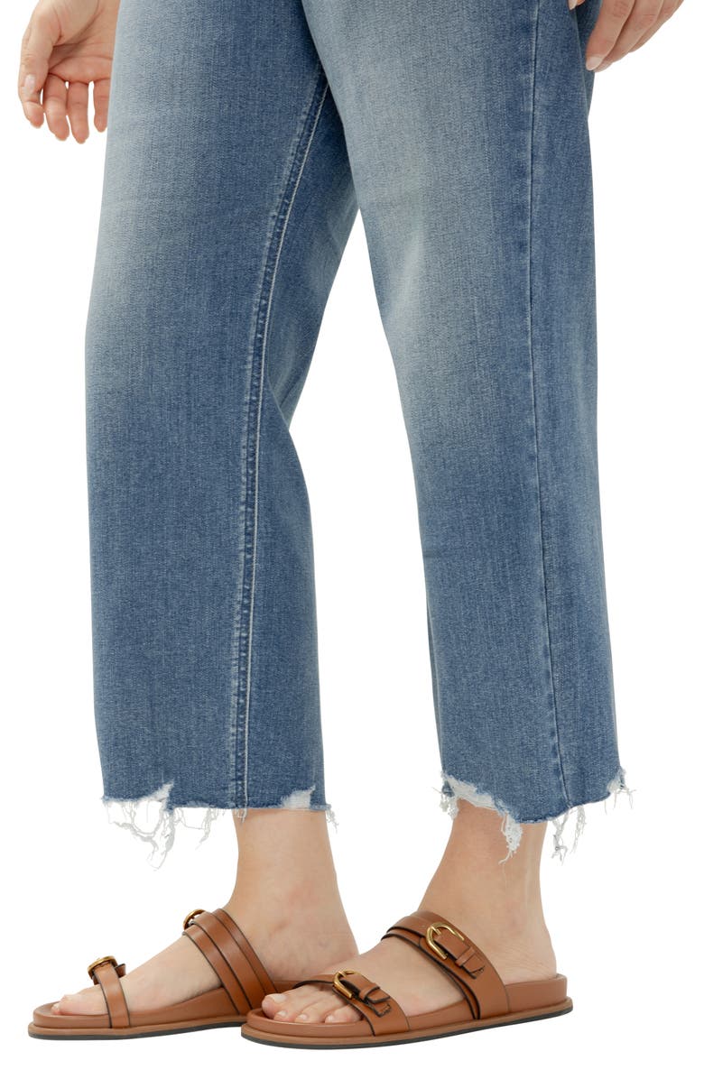 Silver Jeans Co. Chelsea Frayed Boyfriend Jeans, Alternate, color, 