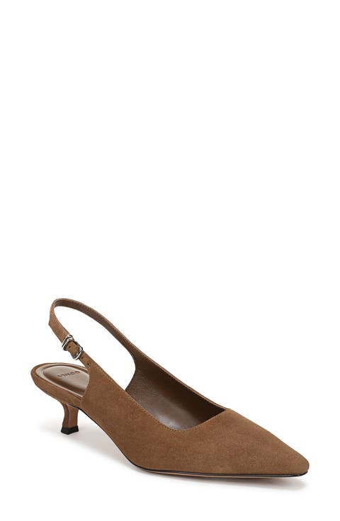 Sabra Slingback Kitten Heel Pump