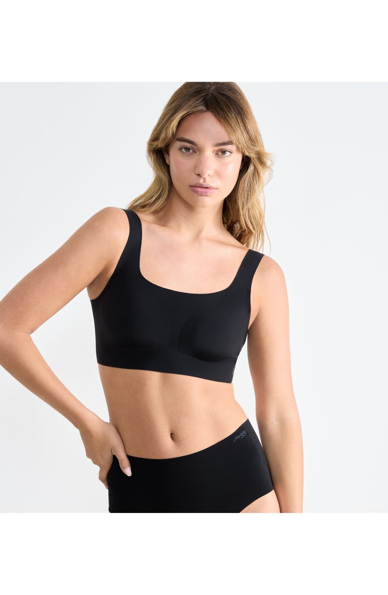 TRIUMPH ZERO Feel Seemless Top, Alternate, color, Black