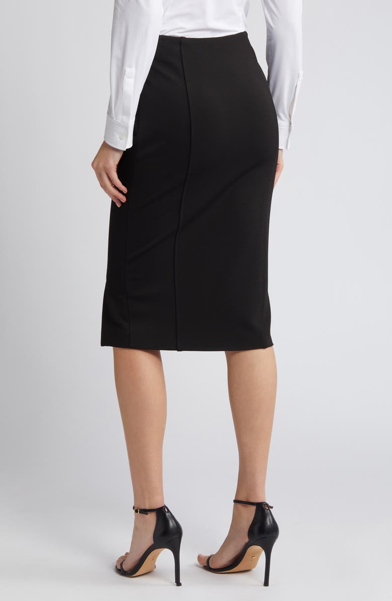 BOSS Vukeva Midi Pencil Skirt, Alternate, color, Black