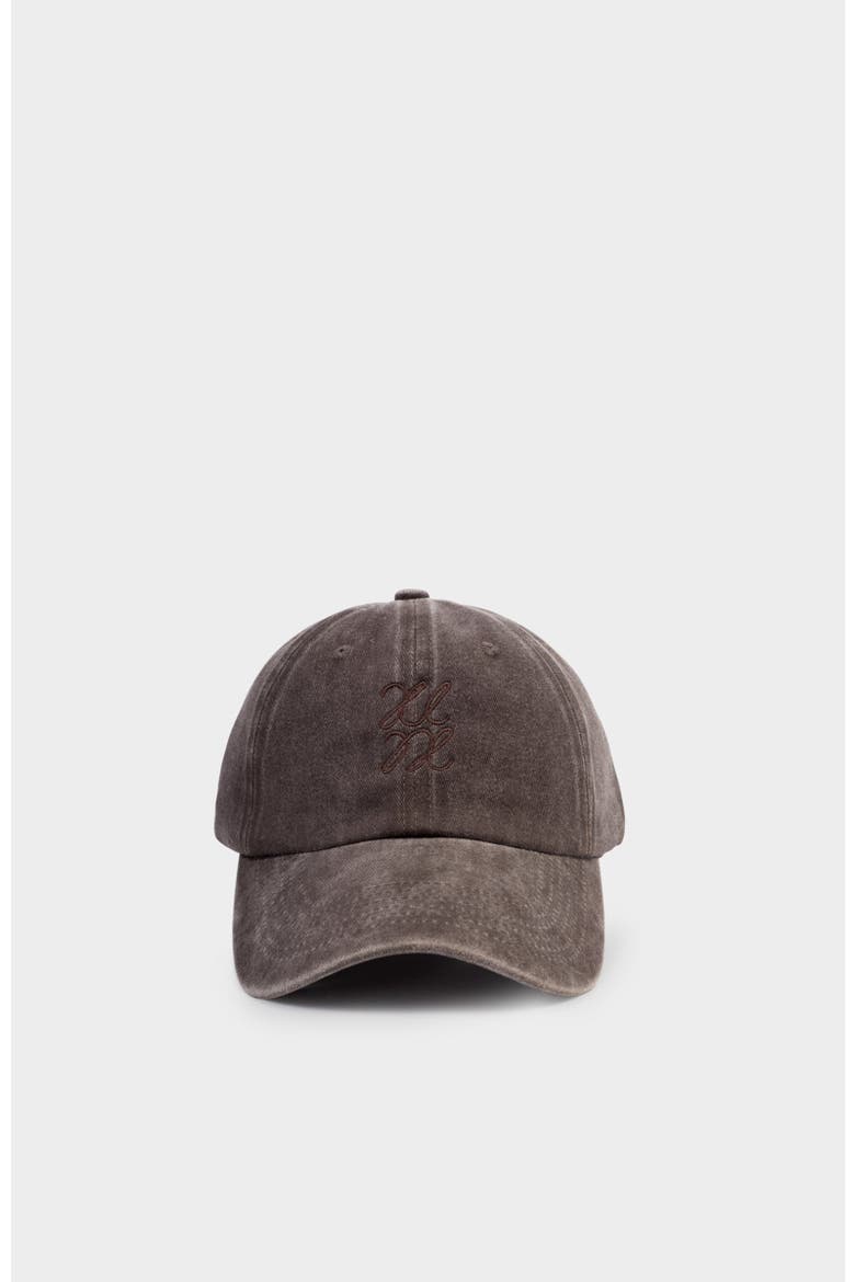 Embroidered Cap, Main, color, Chocolate