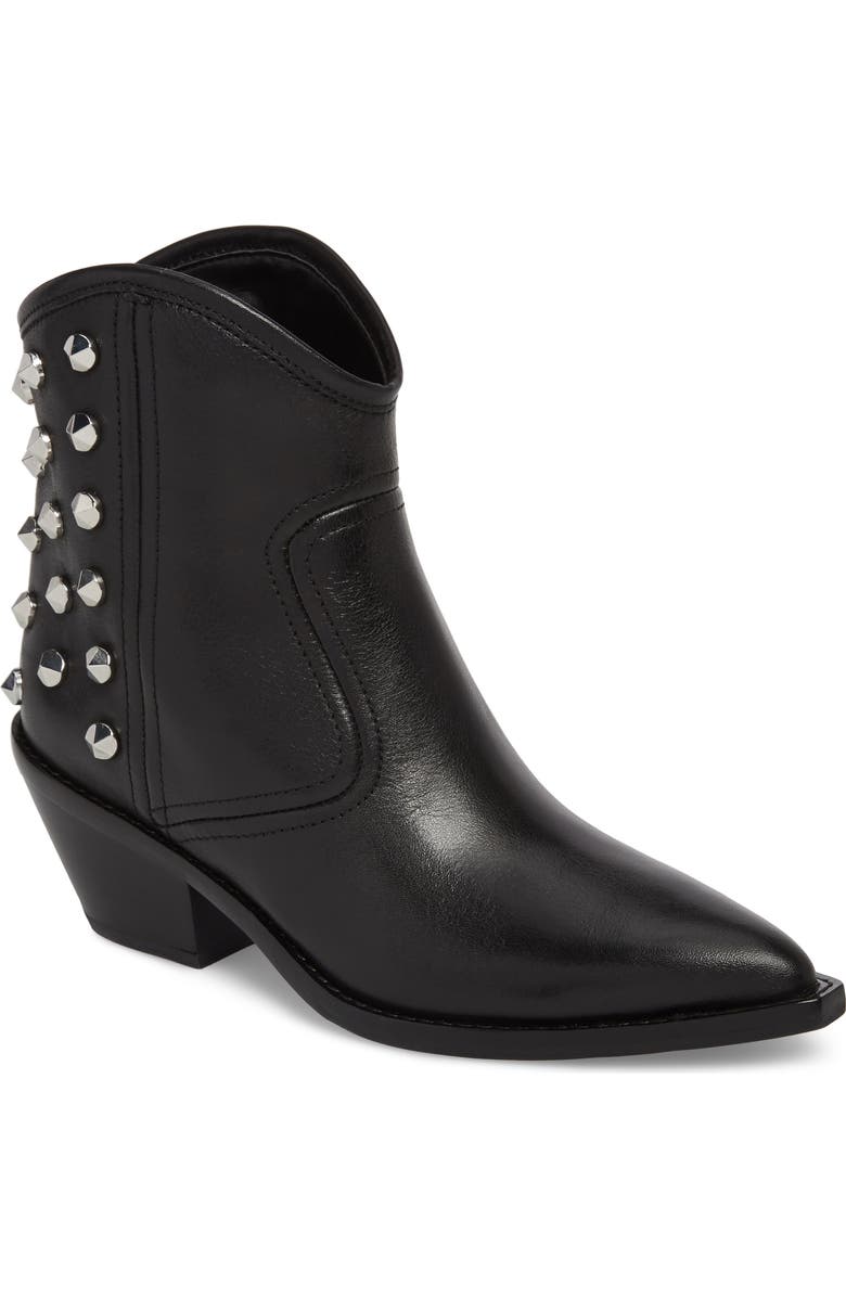Marc Fisher LTD Marc Fisher Baily Studded Western Bootie, Main, color,