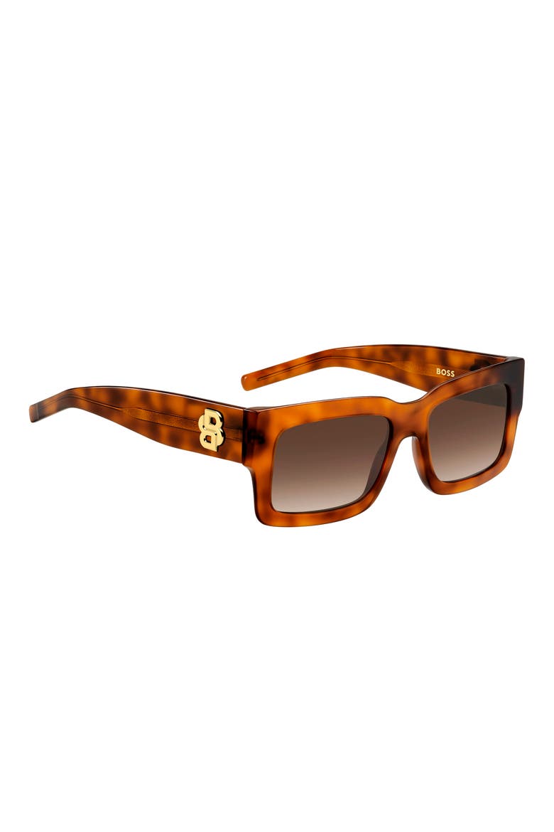 54mm Rectangular Sunglasses, Alternate, color, 0086-HA