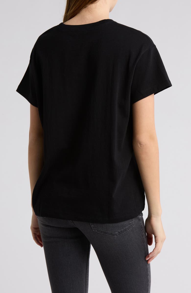 Madewell Oversize Cotton T-Shirt, Alternate, color, Jet Black