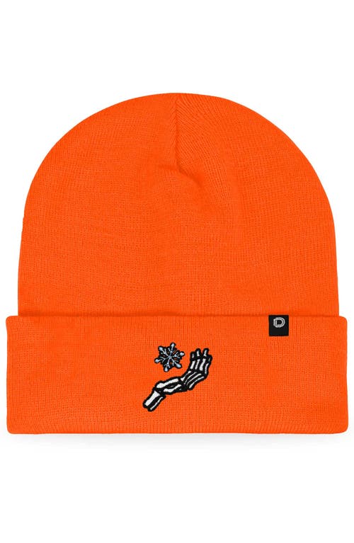 Dalix Chill Touch Beanie In Neon Orange