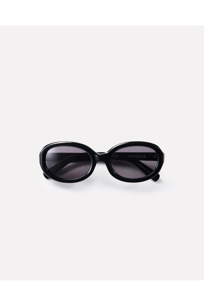 Super Star Sunglasses, Alternate, color, Black