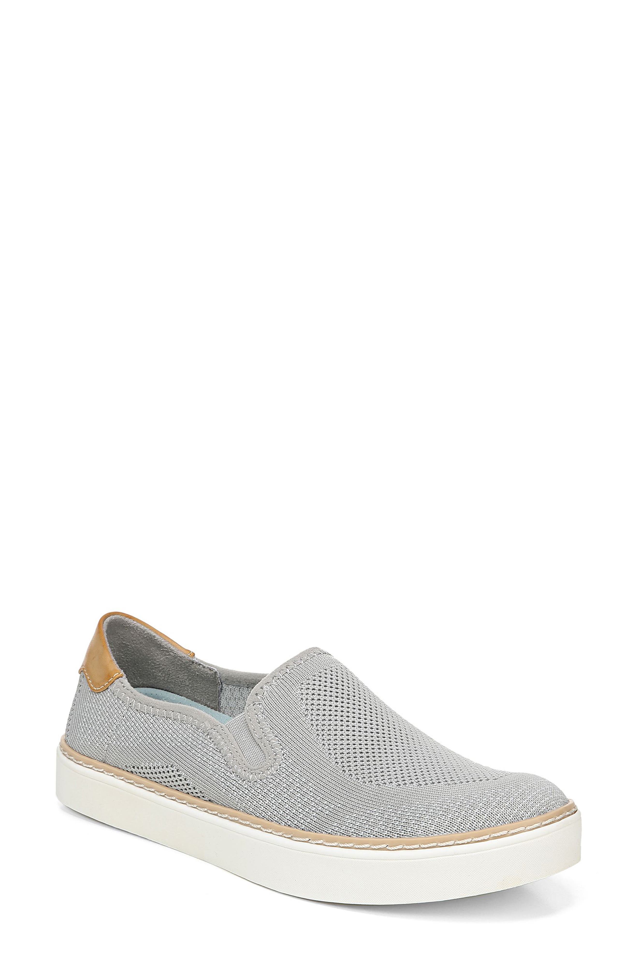 Madi Slip-On Sneaker, Main, color, GREY KNIT FABRIC