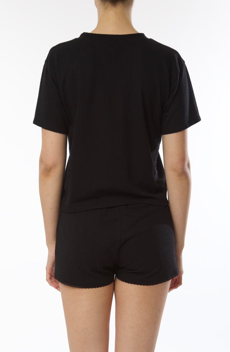Andine Holland Pointelle Stitch Pajama T-Shirt, Alternate, color, 