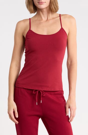 Abound Cotton Jersey Knit Camisole In Red Cinder
