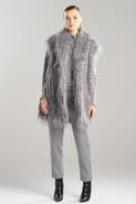 Natori Ostrich Plume Vest