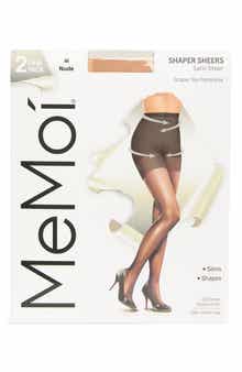 MeMoi Satin Sheer Shaper Opaque Tights