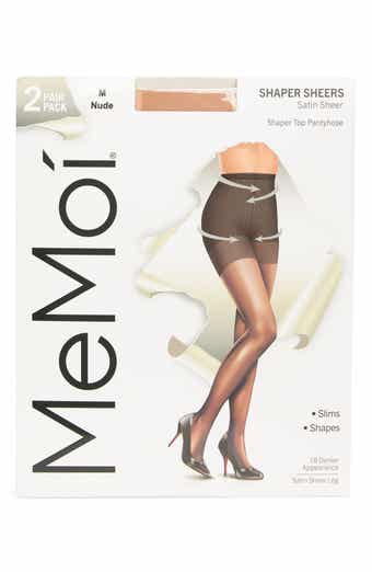 MeMoi Satin Sheer Shaper Opaque Tights