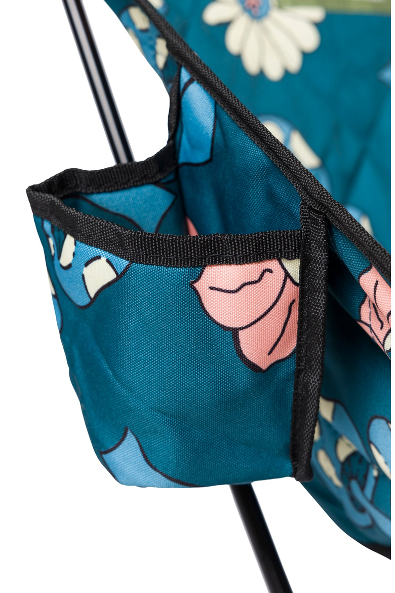 Shrooms Quilted Packable Camp Chair, Alternate, color, Dusty Teal