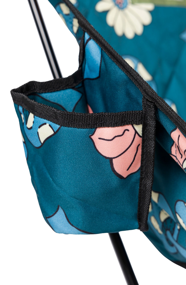 Parks Project Shrooms Quilted Packable Camp Chair, Alternate, color, Dusty Teal