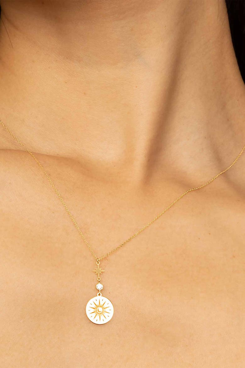 14K Yellow Gold Summer Solstice Pendant Necklace, Alternate, color, Yellow Gold