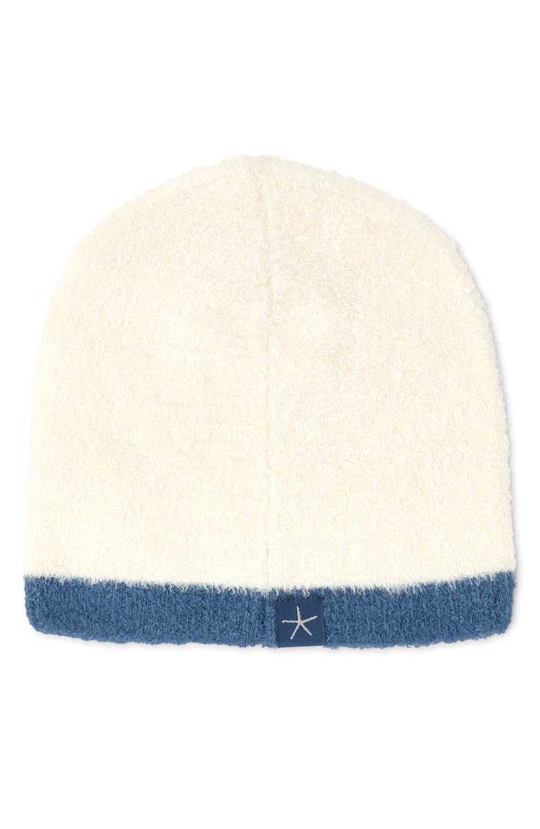 Barefoot Dreams<sup>®</sup> Cozychic Lite<sup>®</sup> Colorblock Baby Heart Beanie, Alternate, color, Cream Multi