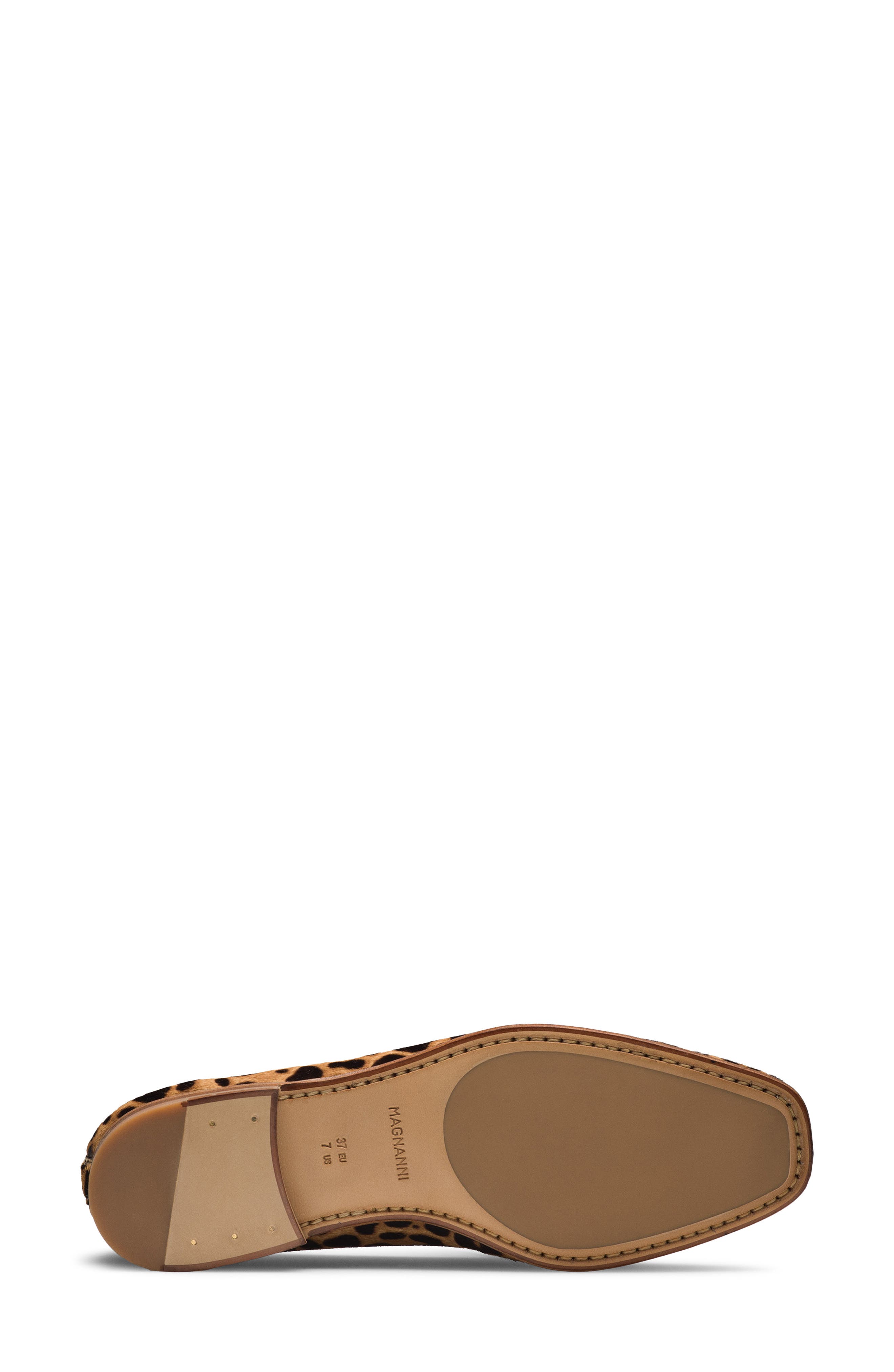 Magnanni Bella Loafer, Alternate, color, Leopard Print Calf Hair
