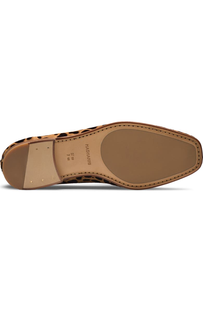 Magnanni Bella Loafer, Alternate, color, Leopard Print Calf Hair