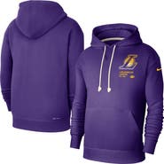 Nike Men's Nike  Purple Los Angeles Lakers Courtside Standard Issue Premium Performance Pullover Hoodie