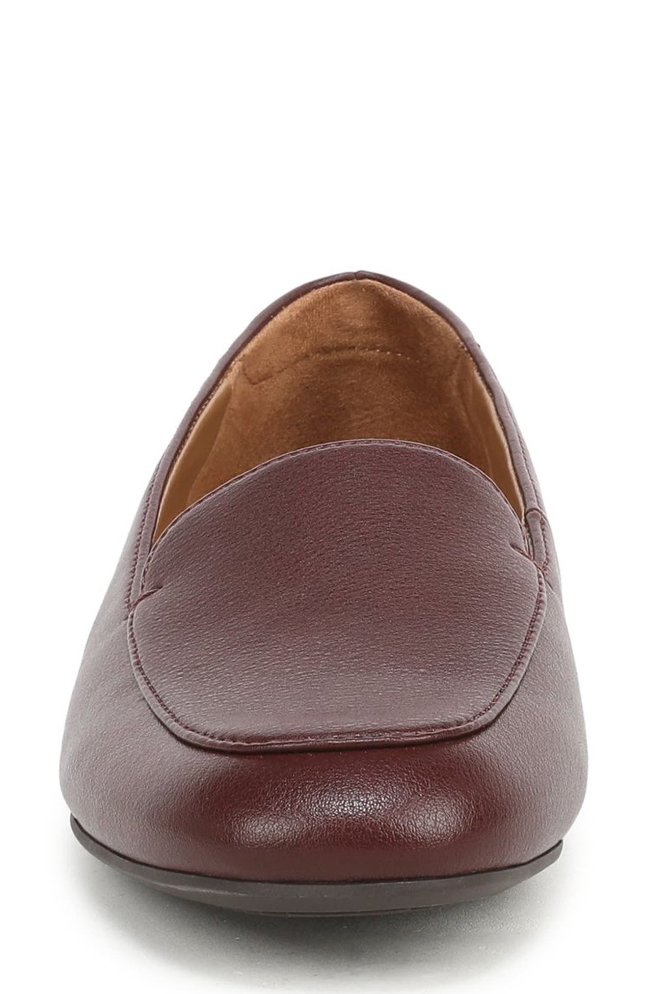 Dahlia Loafer - Wide Width Available, Alternate, color, WINE RED FAUX LEATHER
