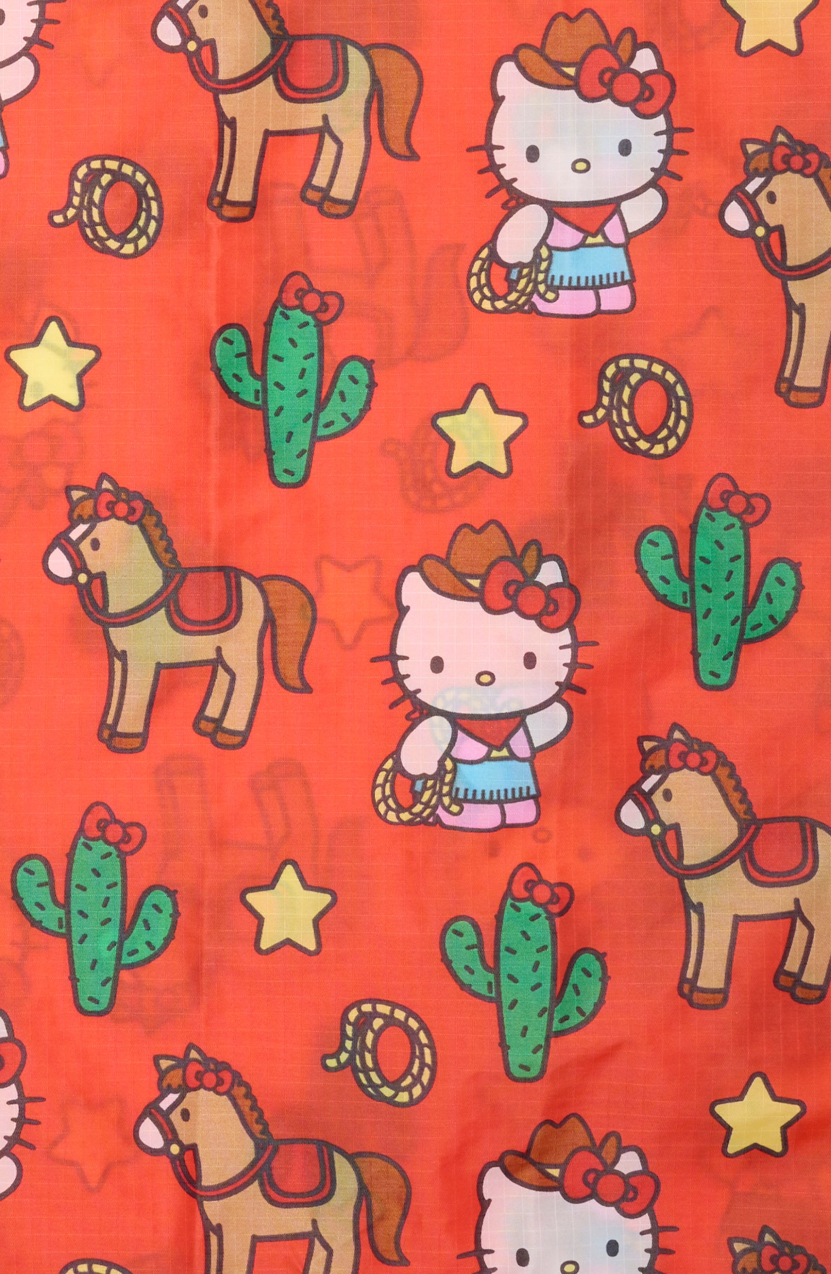 Standard Hello Kitty Western Recycled Nylon Tote, Alternate, color, HELLO KITTY WESTERN