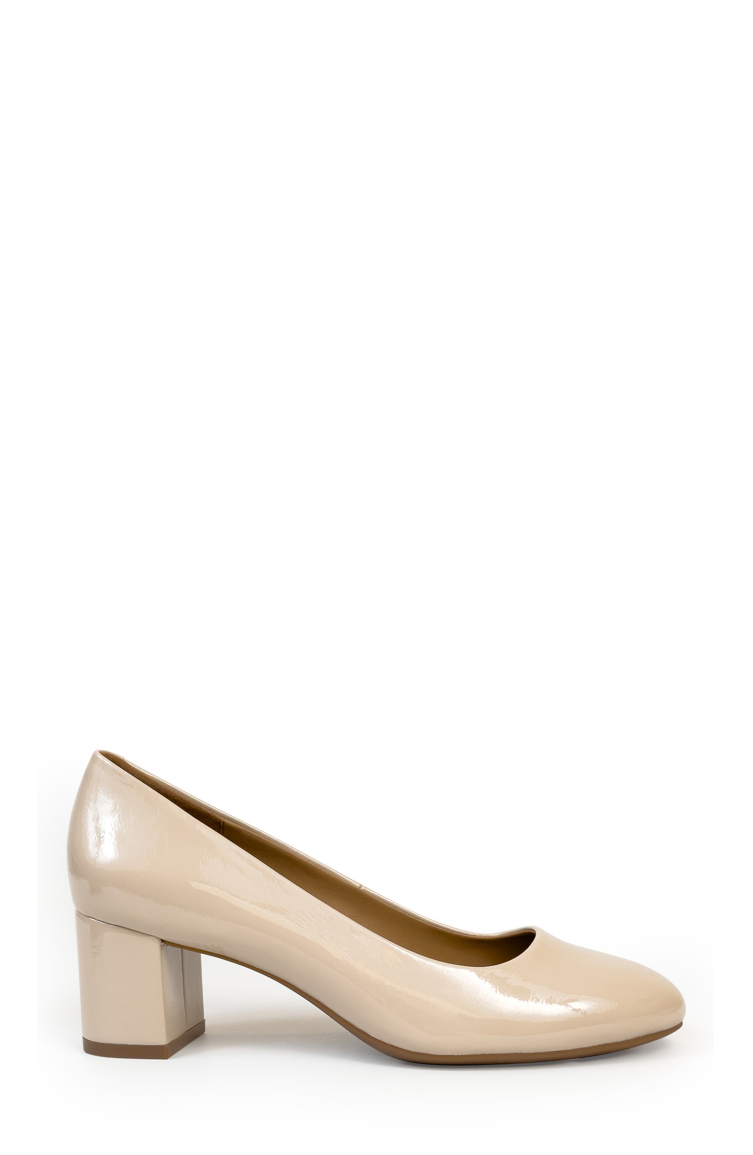 Faux Leather Pump, Alternate, color, STONE