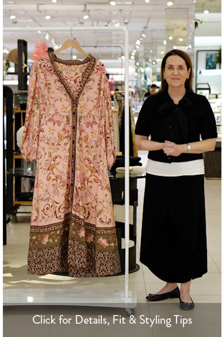Alice Mixed Floral Long Sleeve Maxi Dress video