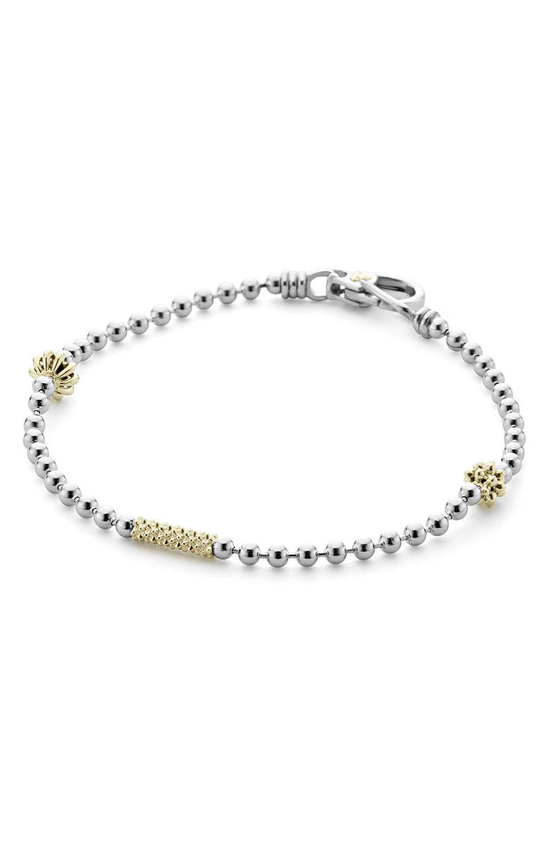 LAGOS Caviar Icon Bracelet, Alternate, color, Silver