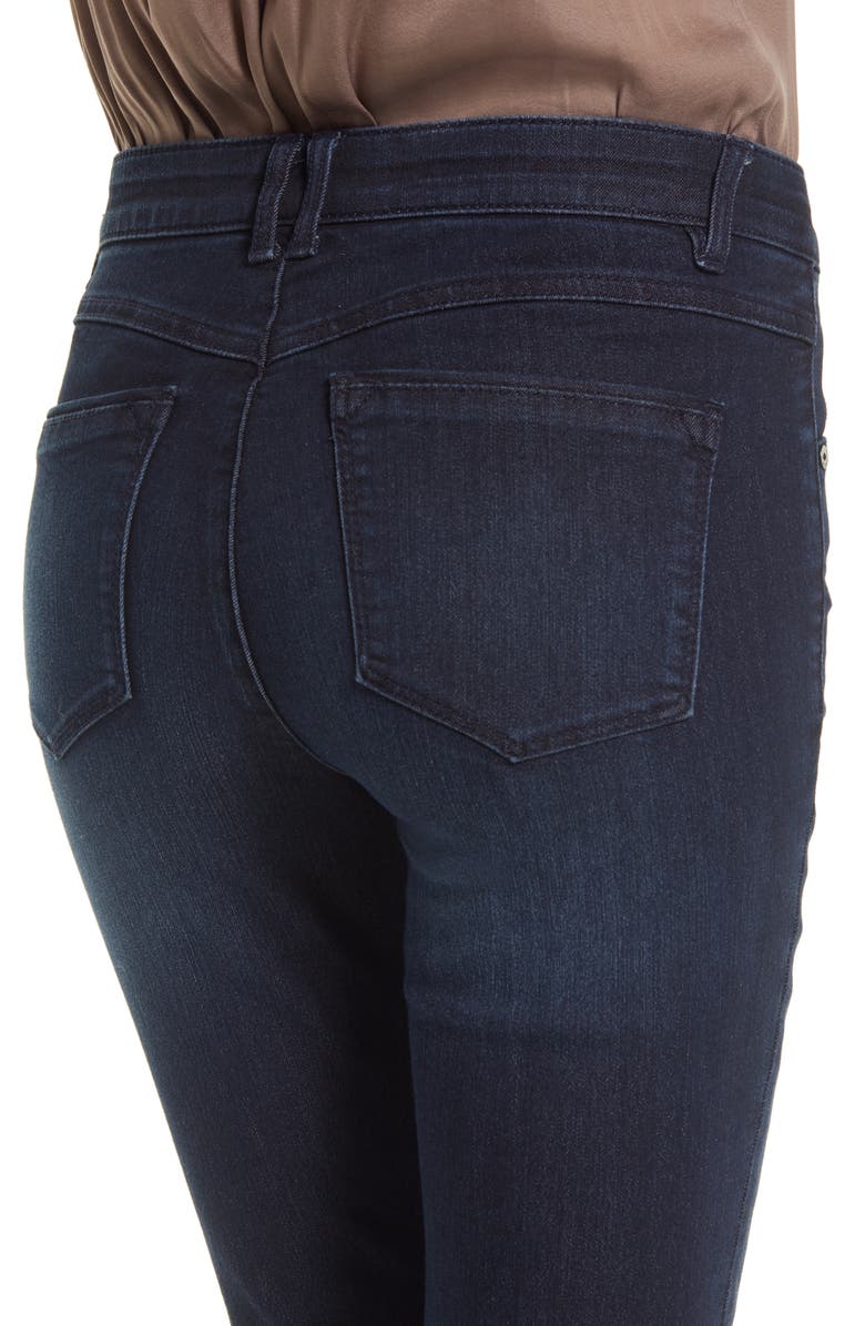 Wit & Wisdom Ab-Solution Itty Bitty High Waist Slit Hem Bootcut Jeans, Alternate, color,