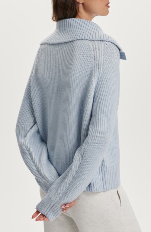 Varley Filey Collared Sweater In Blue