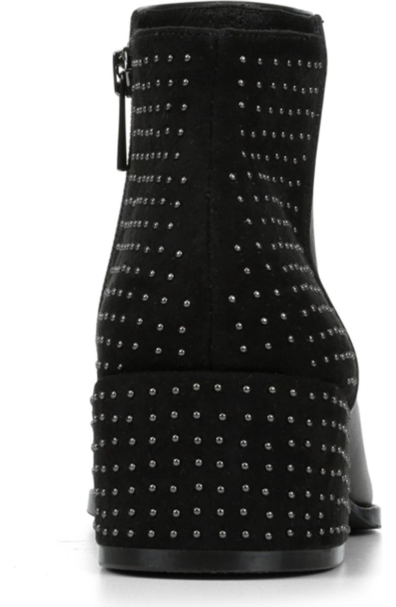 Donald Pliner Devasp Leather & Suede Studded Bootie, Alternate, color,