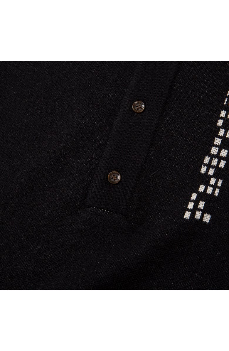 HONOR THE GIFT Jacquard Knit Pattern Polo Sweater, Alternate, color, 