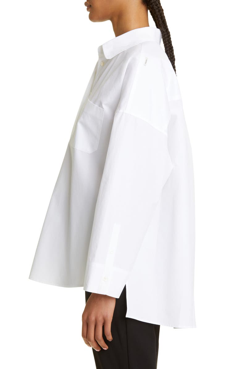 Max Mara Mina Oversize Long Sleeve Button-Up Shirt, Alternate, color, 