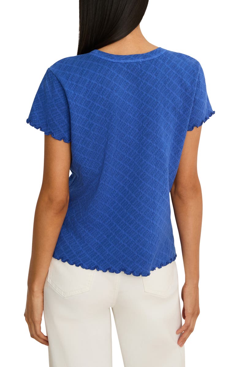 NZT by NIC+ZOE Cotton Lace T-Shirt, Alternate, color, Neptune