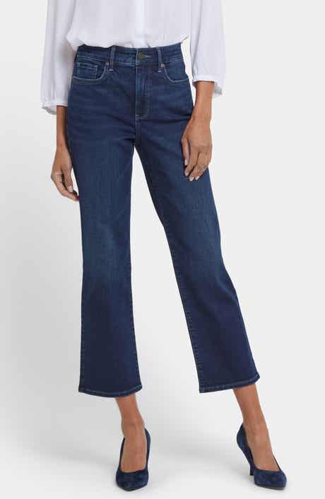 Marilyn High Waist Ankle Straight Leg Jeans