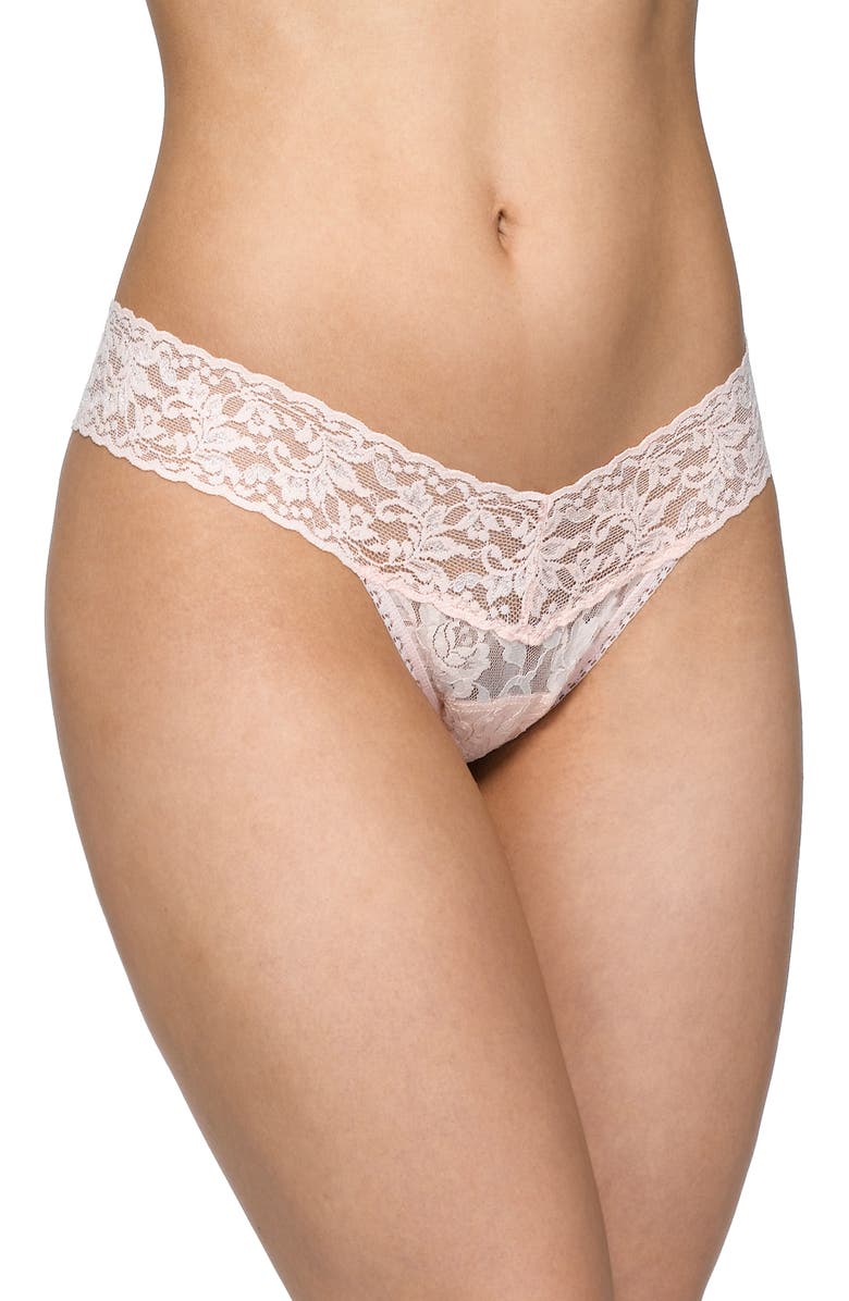Hanky Panky Signature Lace Low Rise Thong, Main, color, 