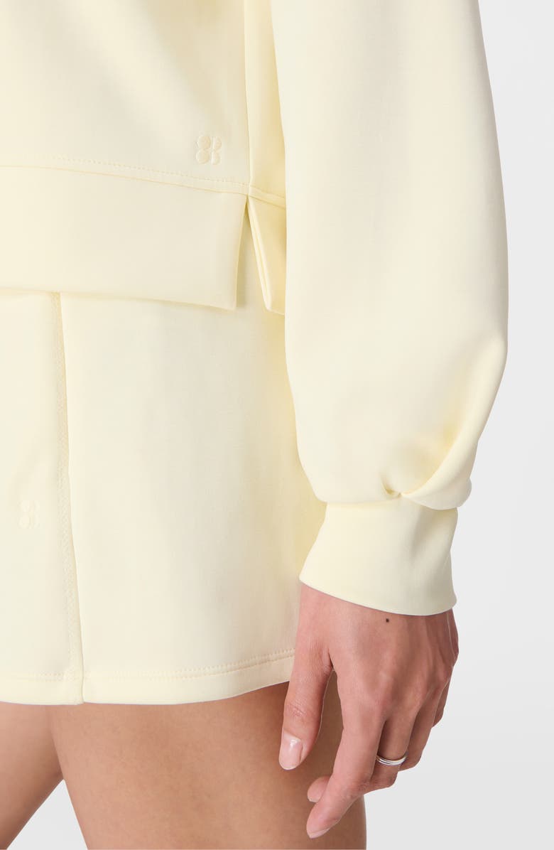 Sweaty Betty Sand Wash Cloud Sweatshirt, Alternate, color, Buttercrea