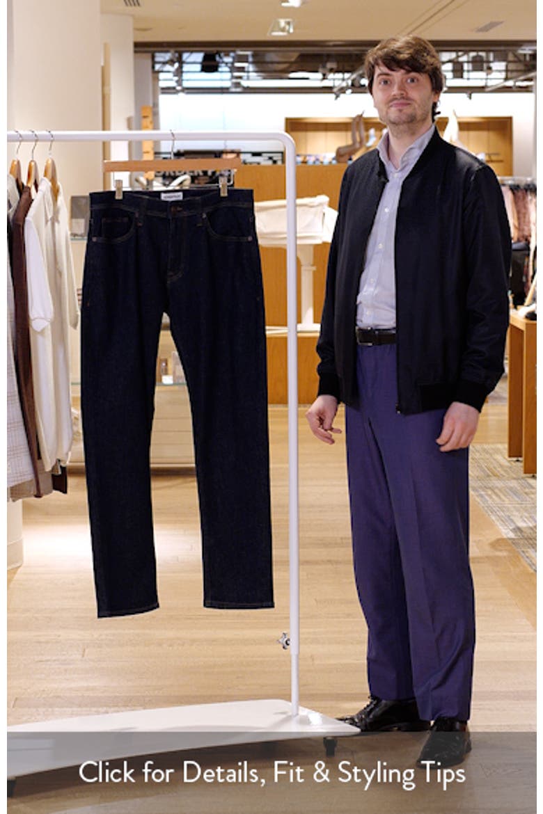Slim Straight Leg Jeans video