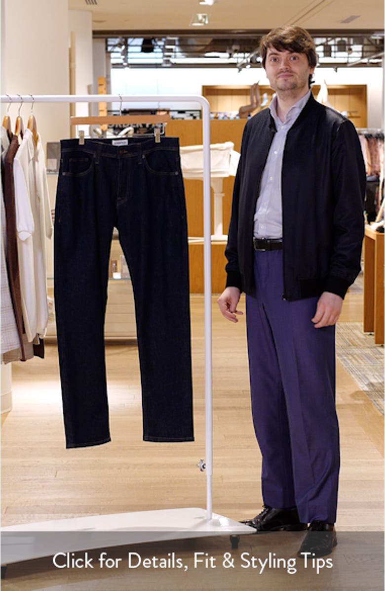 Slim Straight Leg Jeans, sales video thumbnail