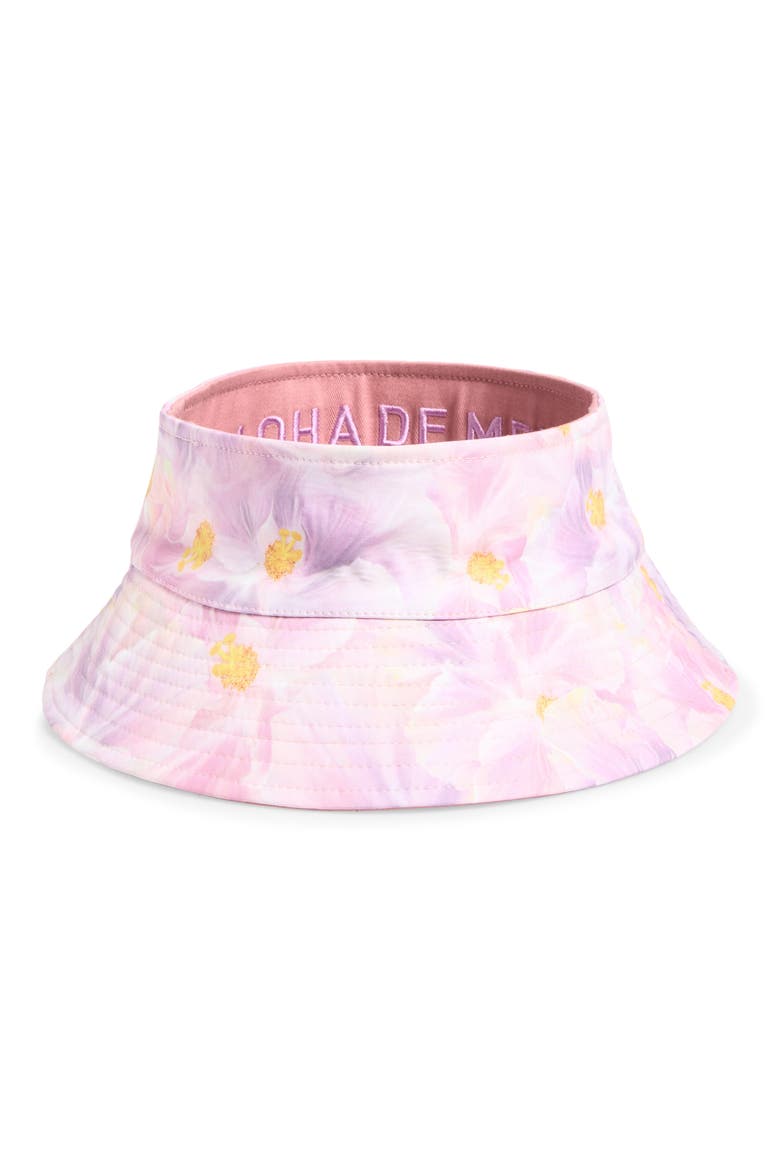 Reversible Cotton Canvas Crownless Bucket Hat, Main, color, PONI