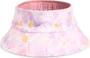 ALOHA DE MELE Reversible Cotton Canvas Crownless Bucket Hat
