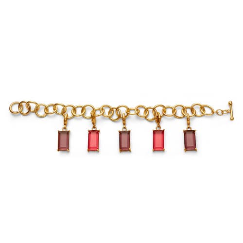 Dhwani Bansal Kandi Bracelet In Gold Plated